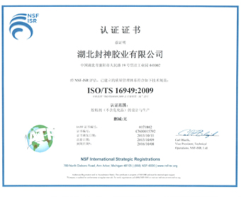 ISO/TS16949质量管理体系认证 